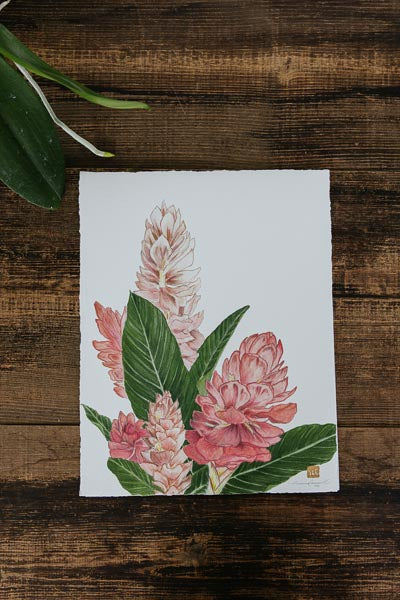 Roadside Ginger Giclee