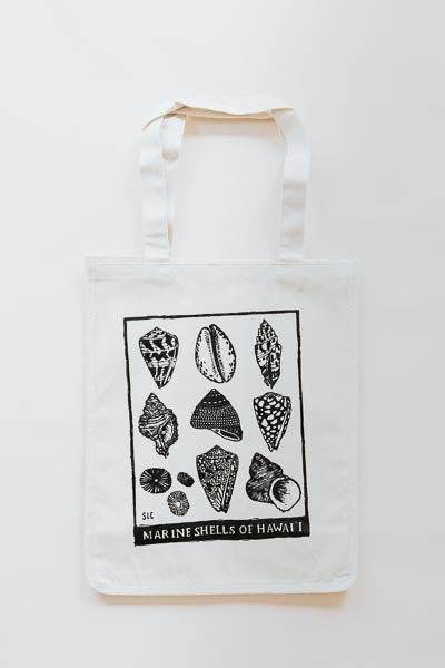 Cromwell Home Marine Shells Market Tote