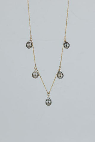 Tahitian Pearl Chandelier Necklace