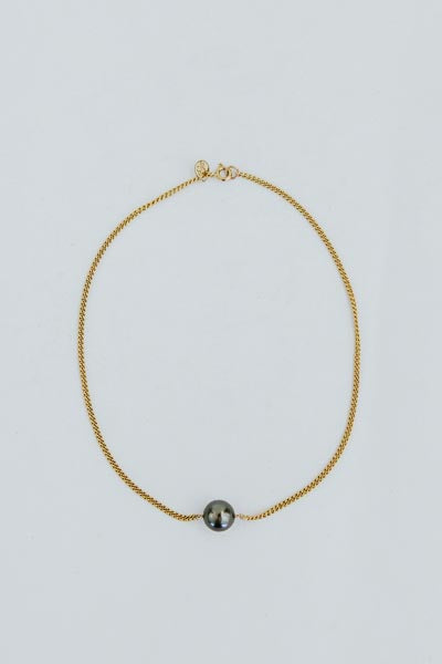 wings hawaii tahitian pearl choker necklace in 14k gold fill