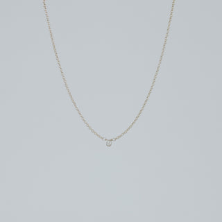 Diamond Bead Solitaire Necklace