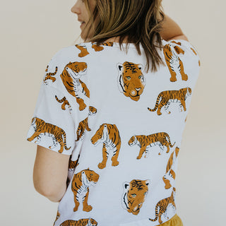Wandering Tiger Crop Tee