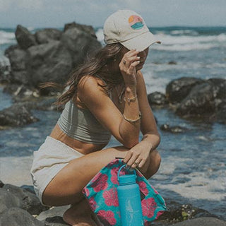 Distressed Dad Hat - Toes on the Nose | Cream