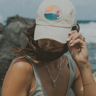 Distressed Dad Hat - Toes on the Nose | Cream