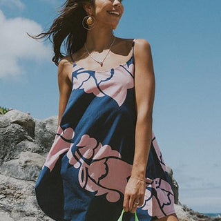 Lokelani Lei Trapeze Mini Dress