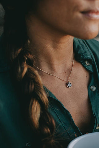 Trapiche Sapphire Necklace