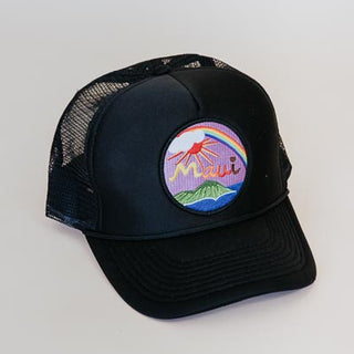Maui Trucker Hat- Black