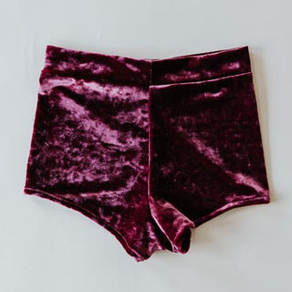 Velvet Hot Pants - Rose