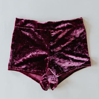 Velvet Hot Pants - Rose