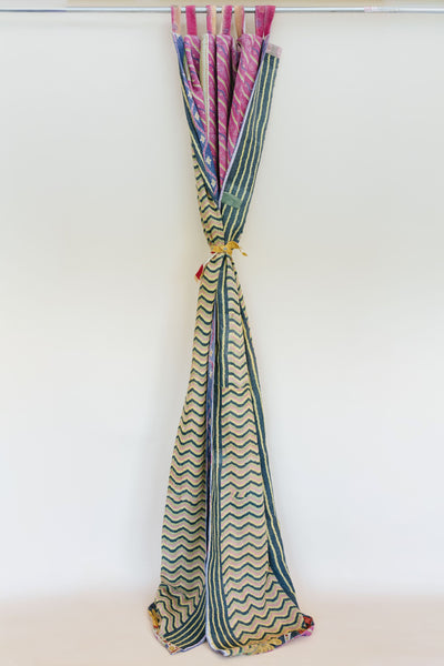 Vintage Kantha Curtain - #11