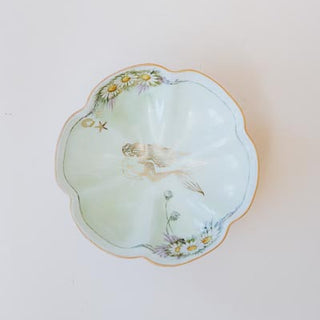 Wings Hawaii Seastar Mermaid vintage footed jewelry dish 