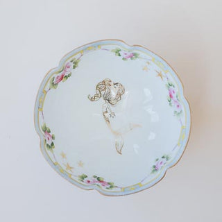 Wings Hawaii Seastar Mermaid vintage footed jewelry dish 