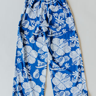Pau Hana Pants - Blue Vintage Aloha