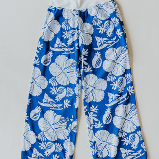 Pau Hana Pants - Blue Vintage Aloha