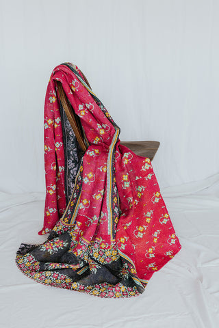 Vintage Kantha Blanket - #10