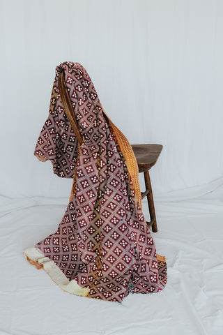 Vintage Kantha Blanket "BB"