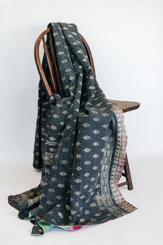 Vintage Kantha Blanket - #3