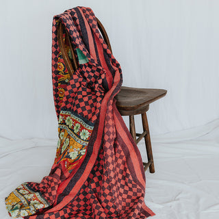 Vintage Kantha Blanket - #12