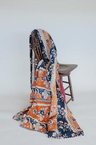 Vintage Kantha Blanket - #14