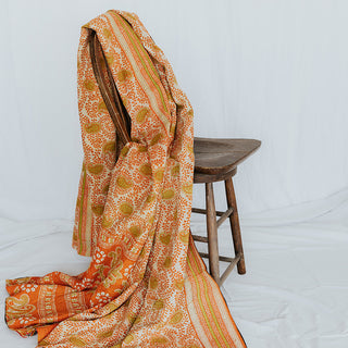 Vintage Kantha Blanket "DD"