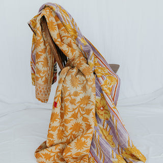 Vintage Kantha Blanket - #14