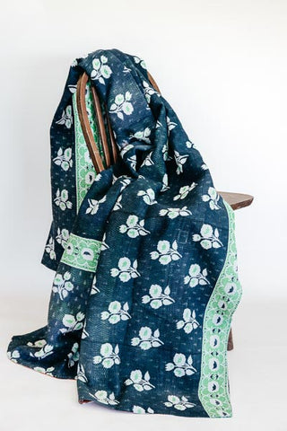 Vintage Kantha Blanket - #12