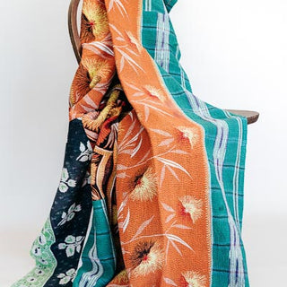 Vintage Kantha Blanket - #12