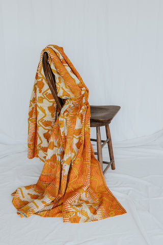 Vintage Kantha Blanket - #19