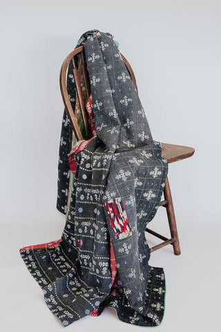 Vintage Kantha Blanket - #18