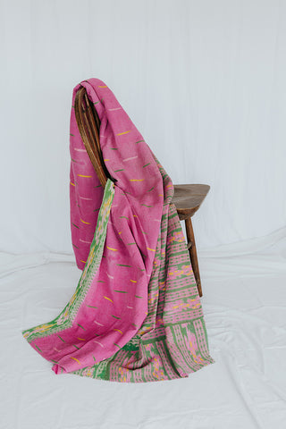 Vintage Kantha Blanket - #21