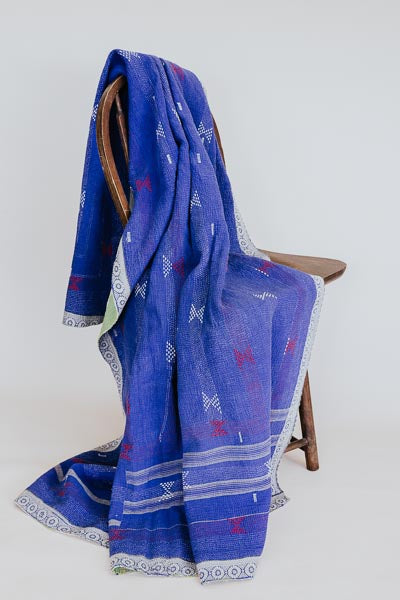 Vintage Kantha Blanket - #16