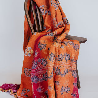 Vintage Kantha Blanket - #9