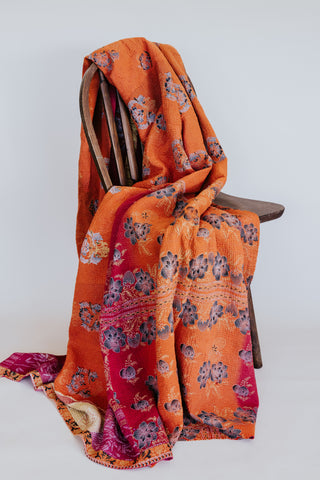 Vintage Kantha Blanket - #9