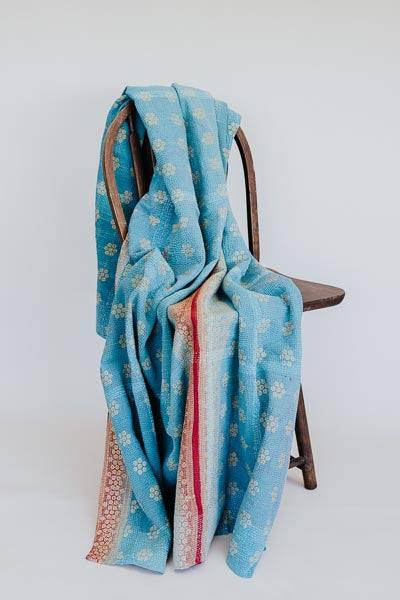 Vintage Kantha Blanket - #23