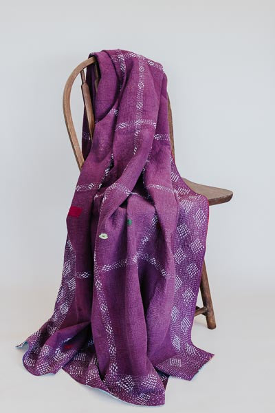 Vintage Kantha Blanket - #23