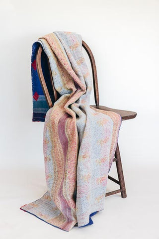 Vintage Kantha Blanket - #13