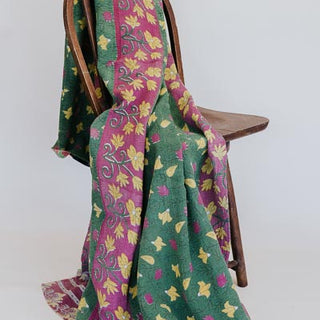 Vintage Kantha Blanket - #25