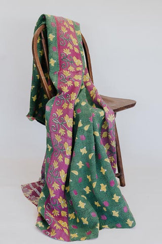 Vintage Kantha Blanket - #25