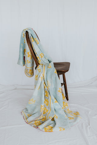 Vintage Kantha Blanket - #9