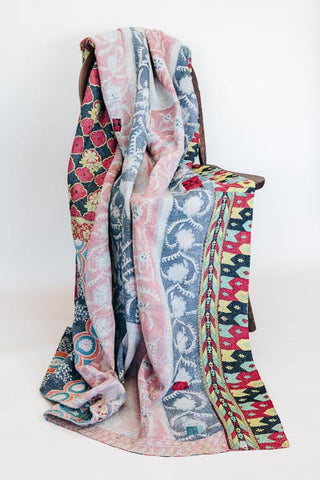Vintage Kantha Blanket - #6