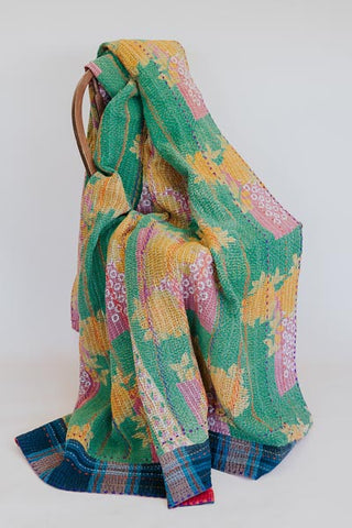 Vintage Kantha Blanket - #26