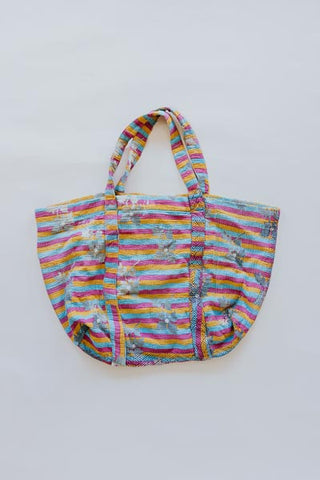 Kantha Large Tote - #18