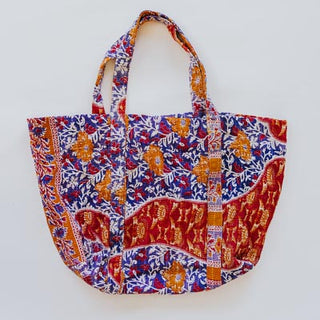 Kantha Large Tote - #17