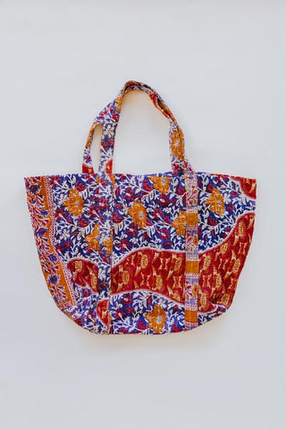 Kantha Large Tote - #17