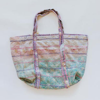 Kantha Large Tote - #12