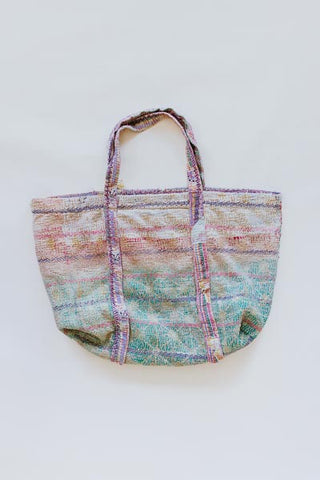 Kantha Large Tote - #12