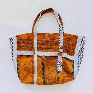 Kantha Large Tote - #11