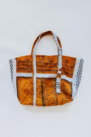 Kantha Large Tote - #11
