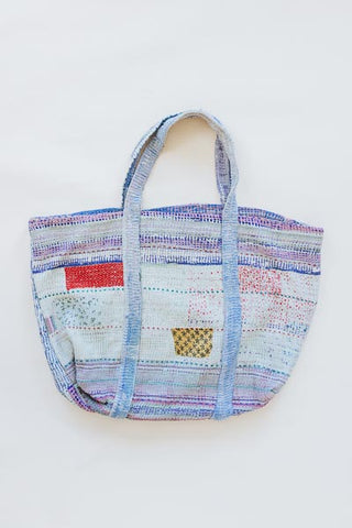 Kantha Large Tote - #6