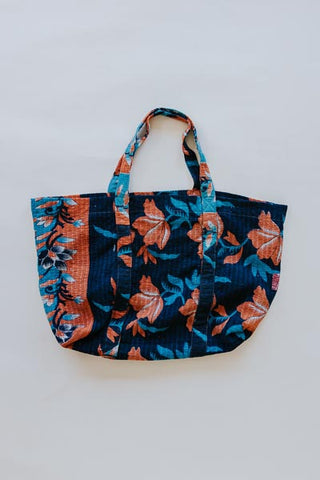 Kantha Large Tote - #3